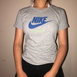 Nike Blue Logo Tshirt